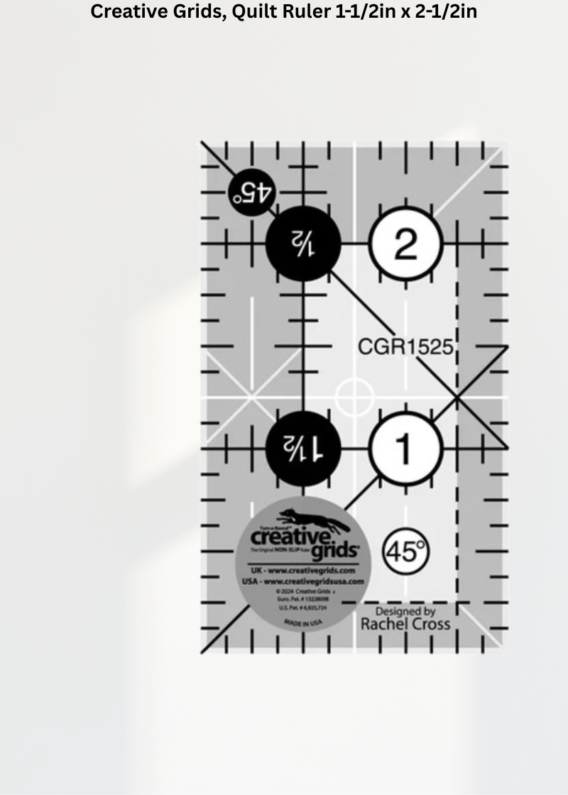 Creative Grids Quilt Ruler 1-1/2in x 2-1/2in