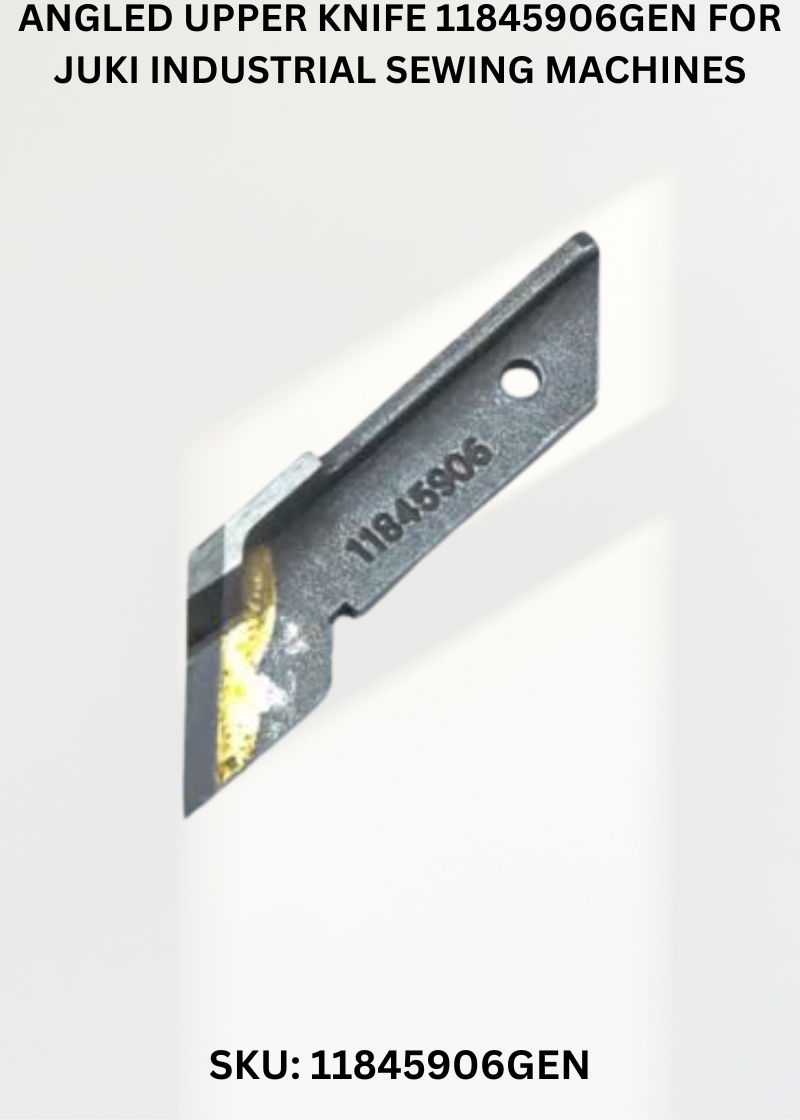 Angled Upper Knife 11845906GEN for Juki Industrial Sewing Machines
