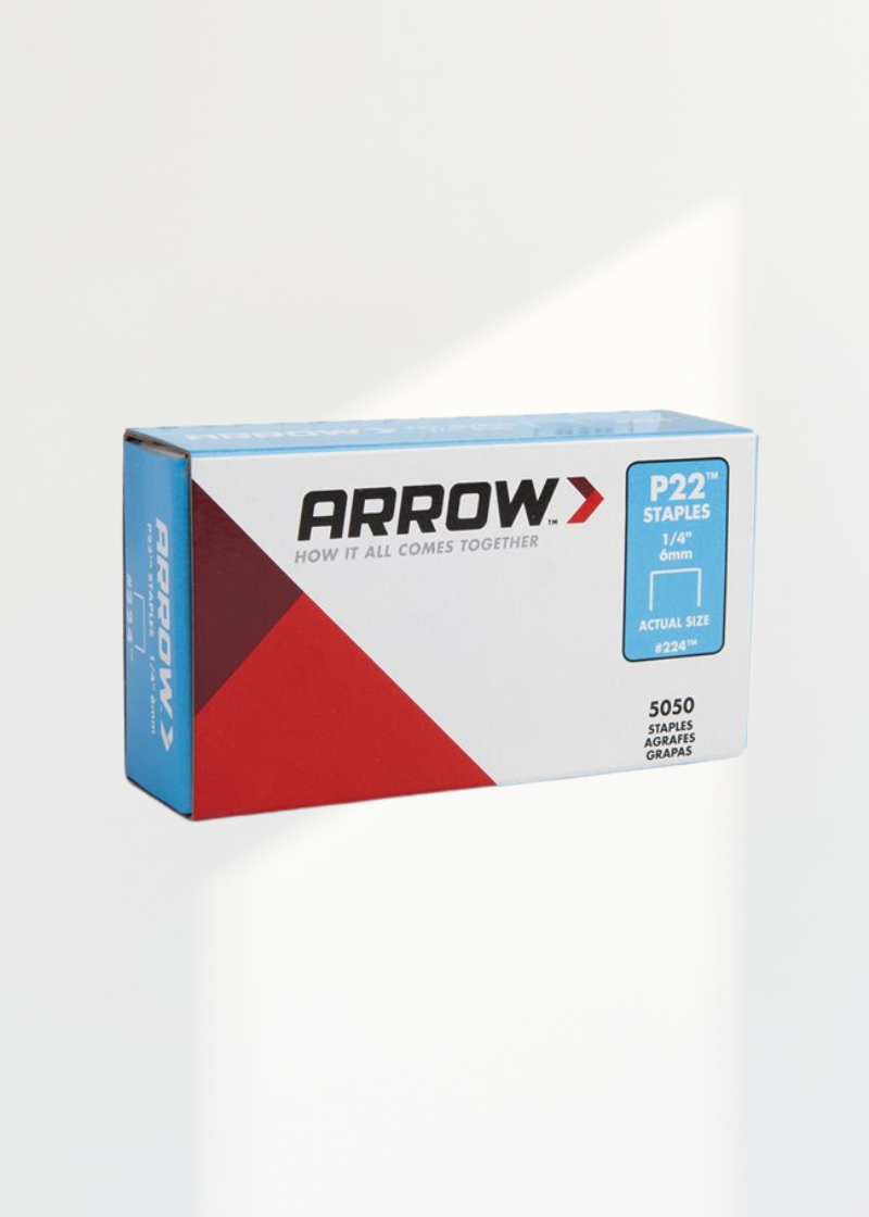 Arrow P22 Staples - 1/4" - 5,000/Box