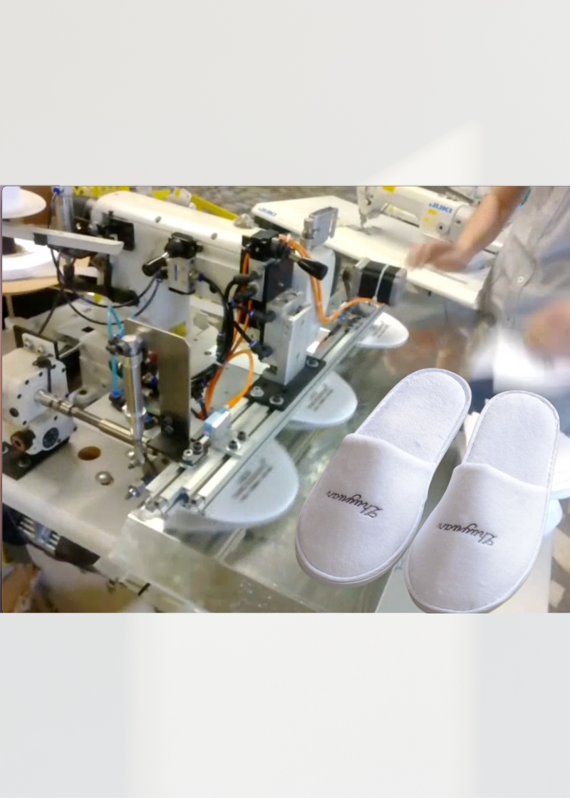 Automatic Hotel Slipper Upper Sewing Machine