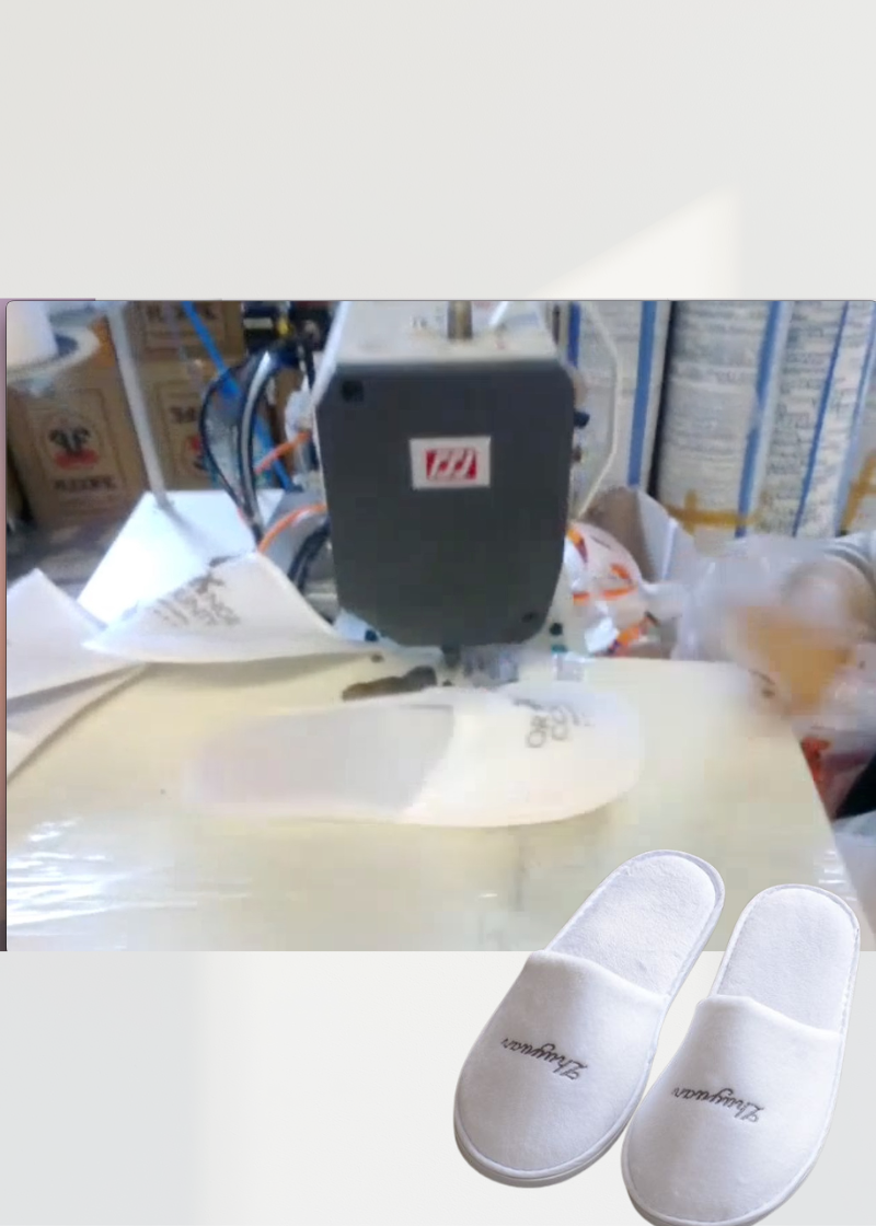 Automatic Slipper Binding Machine with Cutting System