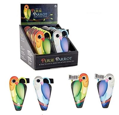 Sew Tasty Purse Parrot Embroidery Scissors 20pc