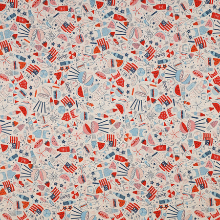 Bloomin’ Americana Fabric Collection - Fourth of July