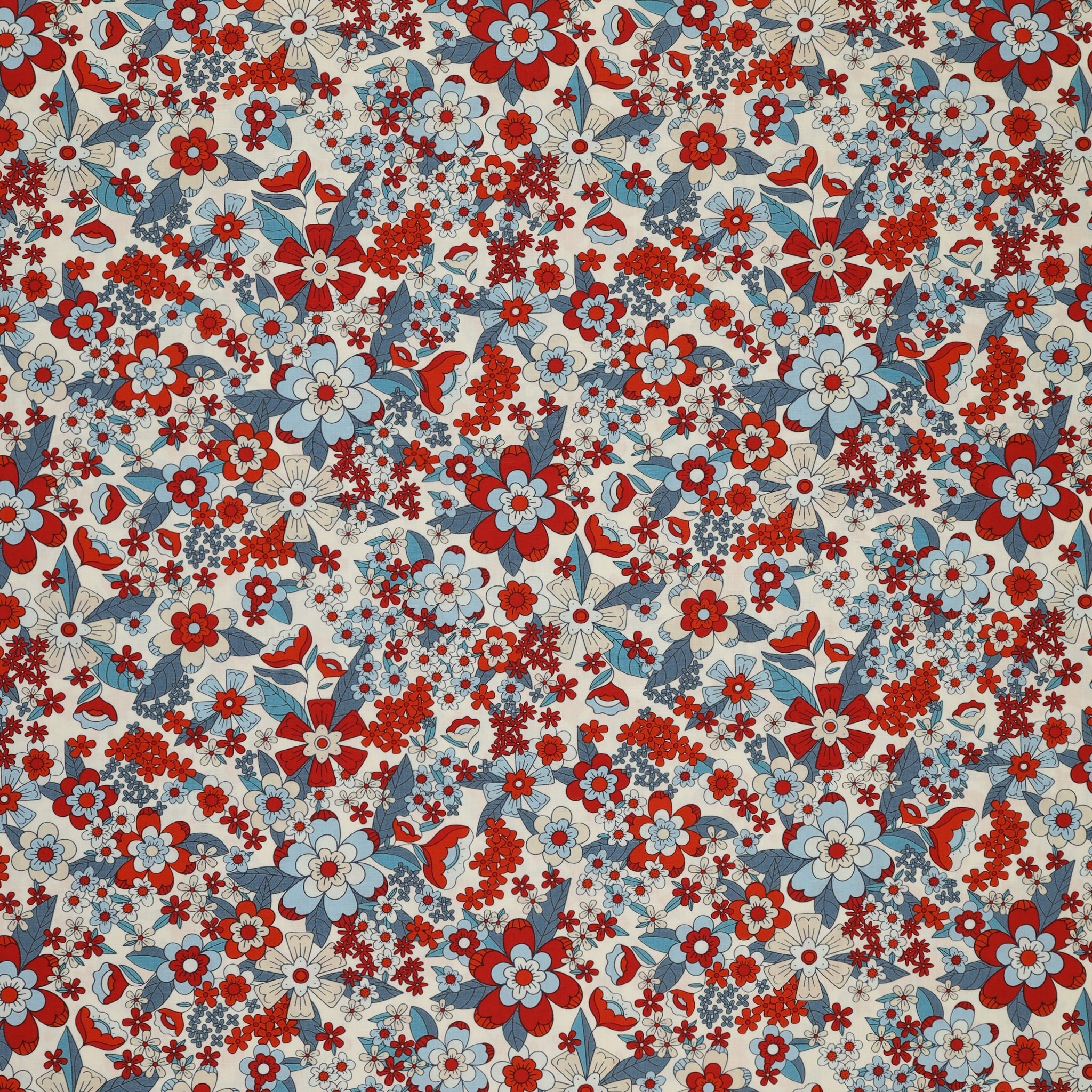 Bloomin’ Americana Fabric Collection - Stay Groovy Brave