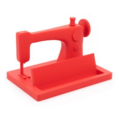 Blooming Acres Sewing Sewing Machine Business Card Holder - Red