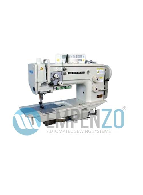 BBWseries High speed, Single needle, Compound feed and walking foot, Lockstitch sewing machine with automatic thread trimmer, Reverse stitch, Automatic backtacking, Automatic presser foot lift, Climbing device and dual stitching device - Empenzo Automated Sewing Systems