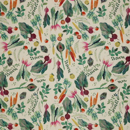 Vegetable Patch Fabric Collection - Vegetable Patch Ecru