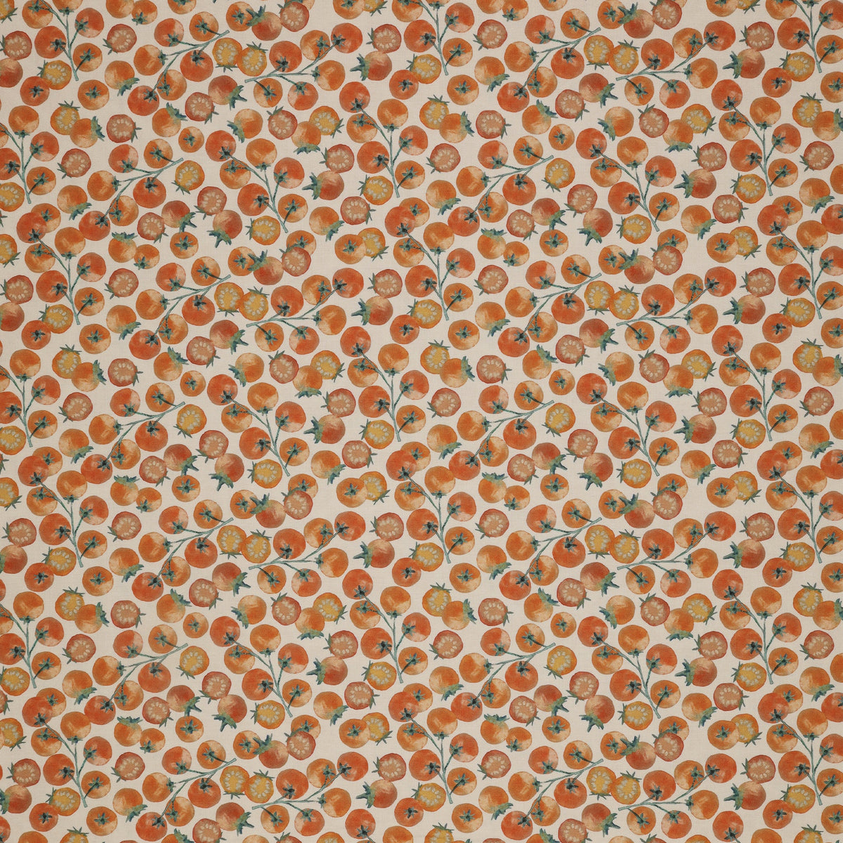 Vegetable Patch Fabric Collection - Vine Tomatoes Orange