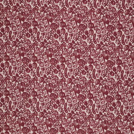 Vegetable Patch Fabric Collection - Pomegranate Plum
