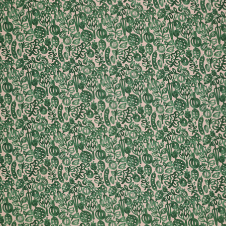 Vegetable Patch Fabric Collection - Pomegranate Green