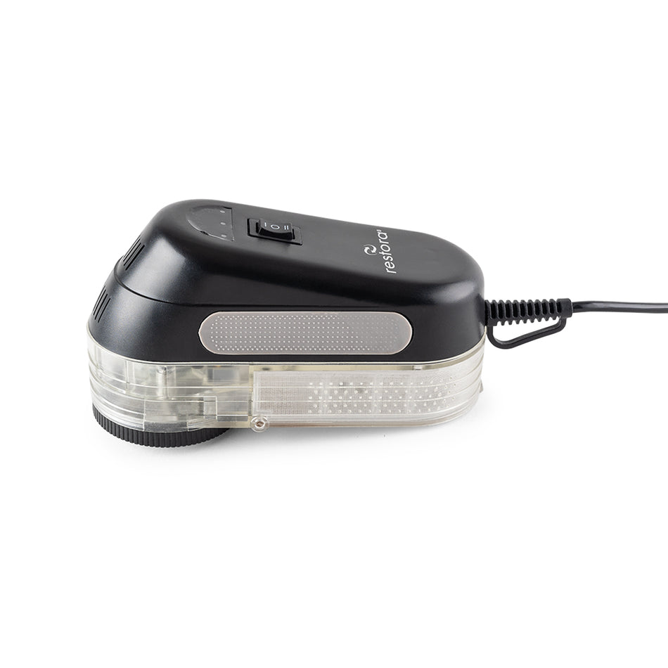 Restora Extra-Powerful 2 Speed Fabric Shaver W/ Extra Large Lint Chamber