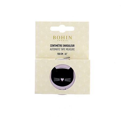 Bohin Automatic Tape Measure-Black Cat