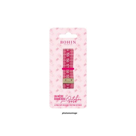 Bohin Tape Measure Pink October Display x14