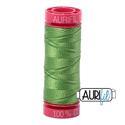 Aurifil Mako 12wt 55yd Grass Green