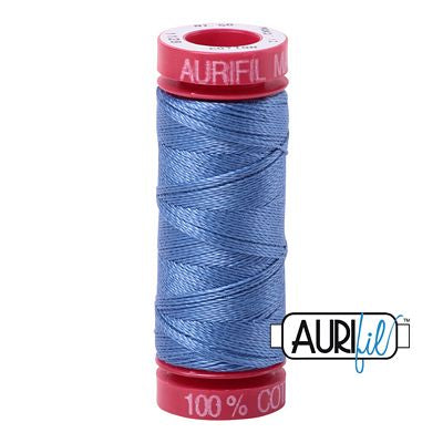 Aurifil Mako 12wt 55yd Lt Blue Violet