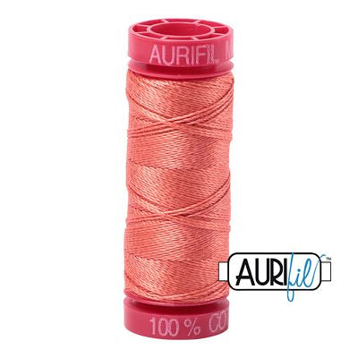 Aurifil Mako 12wt 55yd Salmon