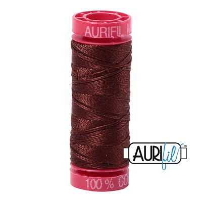 Aurifil Mako 12wt 55yd Chocolate