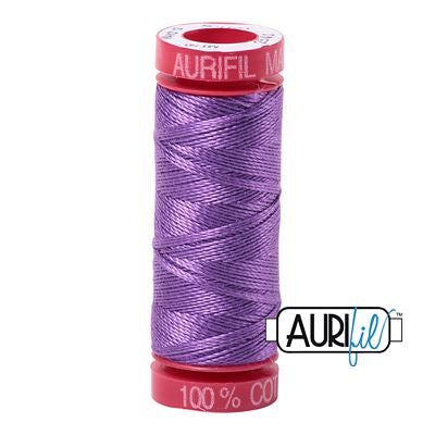 Aurifil Mako 12wt 55yd Medium Lavender