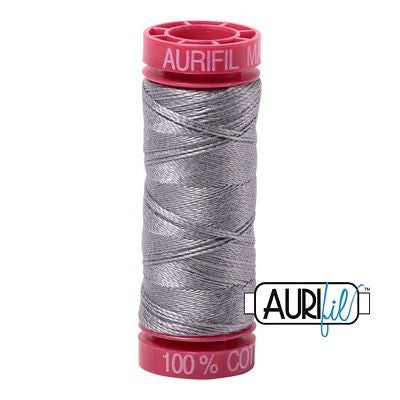 Aurifil Mako 12wt 55yd Arctic Ice