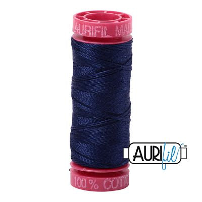 Aurifil Mako 12wt 55yd Midnight