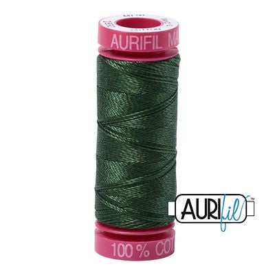 Aurifil Mako 12wt 55yd Pine