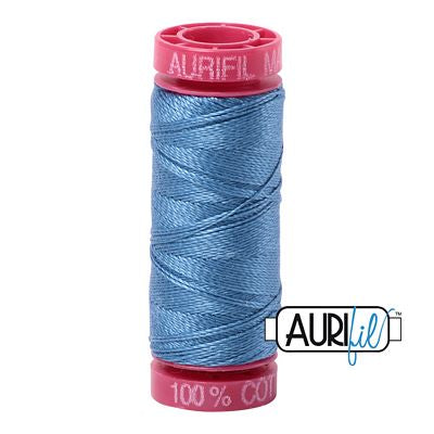 Aurifil Mako 12wt 55yd Wedgewood