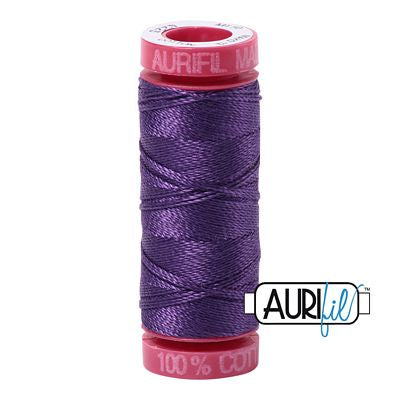 Aurifil Mako 12wt 55yd Eggplant