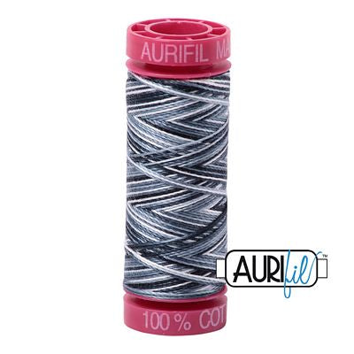 Aurifil Mako 12wt Var 55yd Graphite