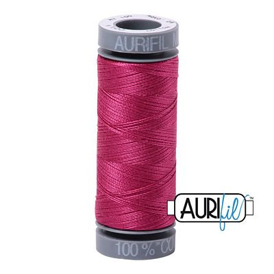 Aurifil Mako Cotton 28wt 110 yds Red Plum