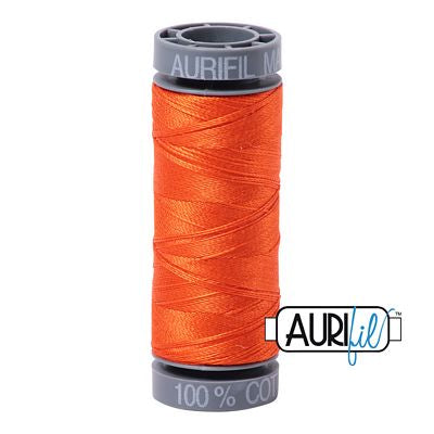 Aurifil Mako Cotton 28wt 110 yds Neon Orange