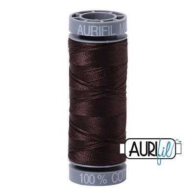 Aurifil Mako Cotton 28wt 110 yds Very Dark Bark