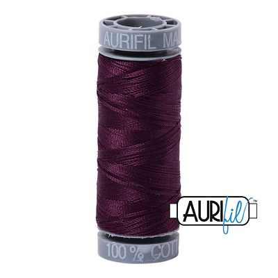 Aurifil Mako Cotton 28wt 110 yds Very Dark Eggplant