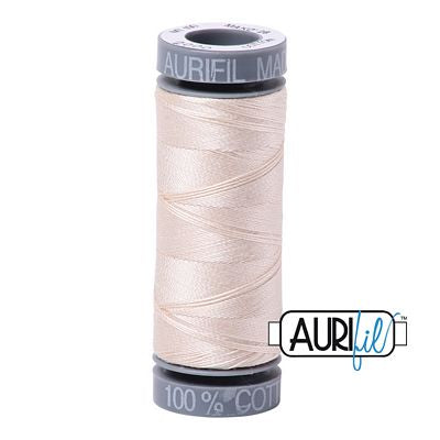 Aurifil Mako Cotton 28wt 110 yds Light Sand