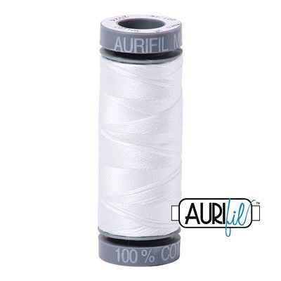 Aurifil Mako Cotton 28wt 110 yds White