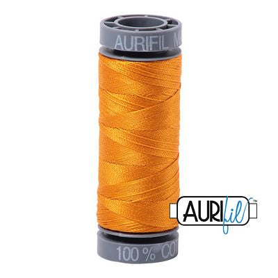 Aurifil Mako Cotton 28wt 110 yds Yellow Orange