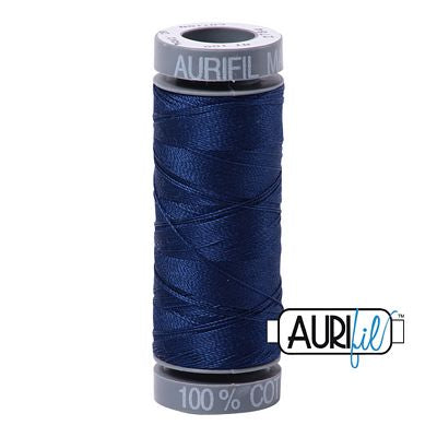 Aurifil Mako Cotton 28wt 110 yds Dark Navy