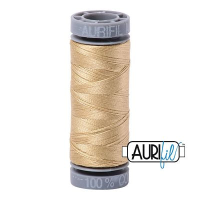 Aurifil Mako Cotton 28wt 110 yds Very Light Brass