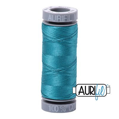 Aurifil Mako Cotton 28wt 110 yds Medium Turquoise