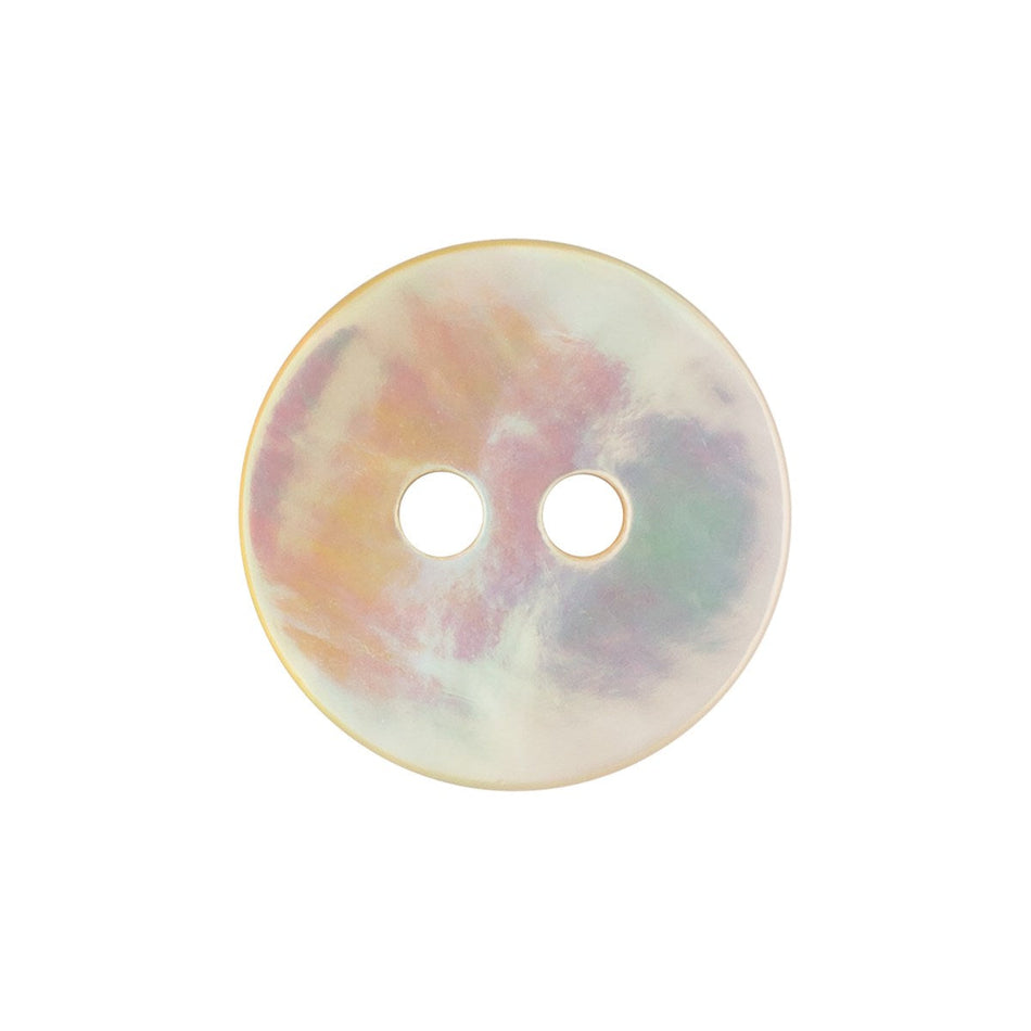 Mother of Pearl Buttons - 1 Dozen - Natural Akoya Shell