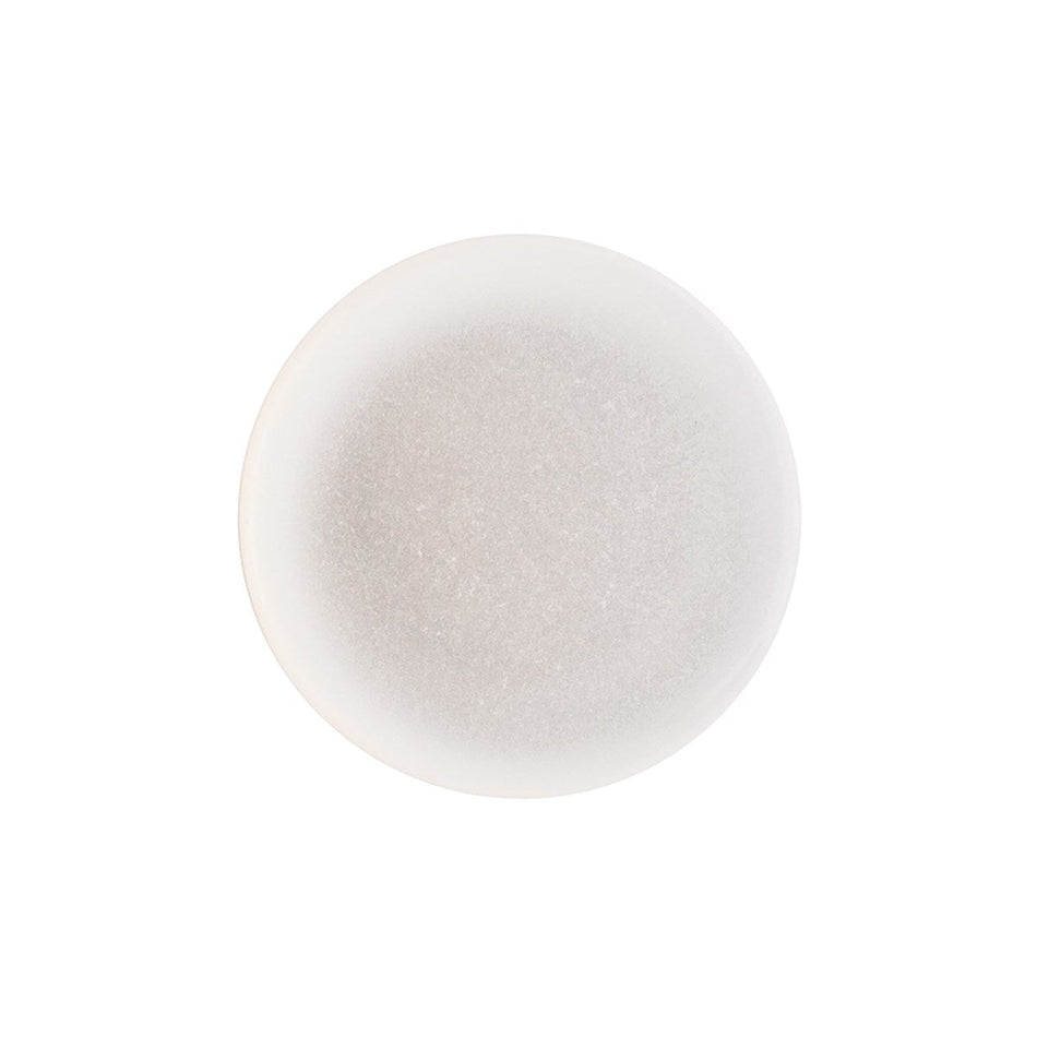 Flat Blouse Buttons - 1 Dozen - White