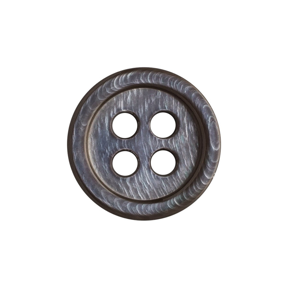 Genuine Trocas Shell Buttons - 4-Hole - Smoke
