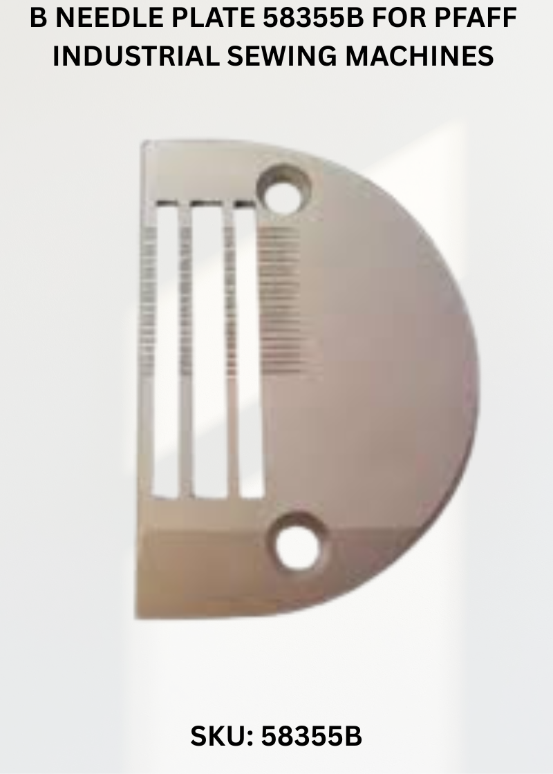 B Needle Plate 58355B for Pfaff Industrial Sewing Machines