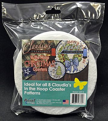Bosal Craf-Tex Nonwoven Sewin Polyester Coasters