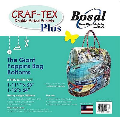 Bosal Craft-Tex Plus Stiff Nonwoven Double-Sided Fusible