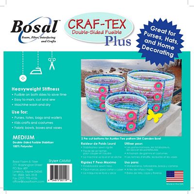 Bosal Craf-Tex Plus 2 Circles Aunties Two Medium Bowls