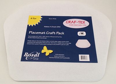 Bosal Placemat Craft Pack Cupcake with Craf-tex Plus