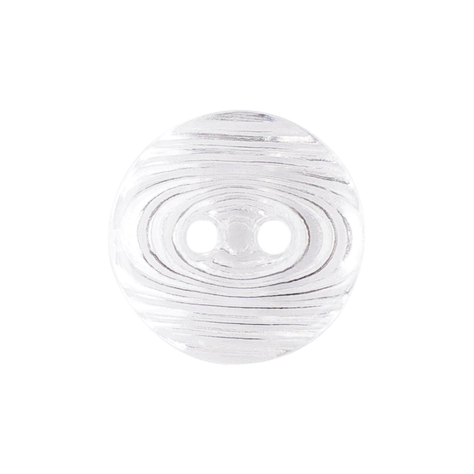 Grain Nylon Buttons - 5/Pack - 2-Hole - Clear