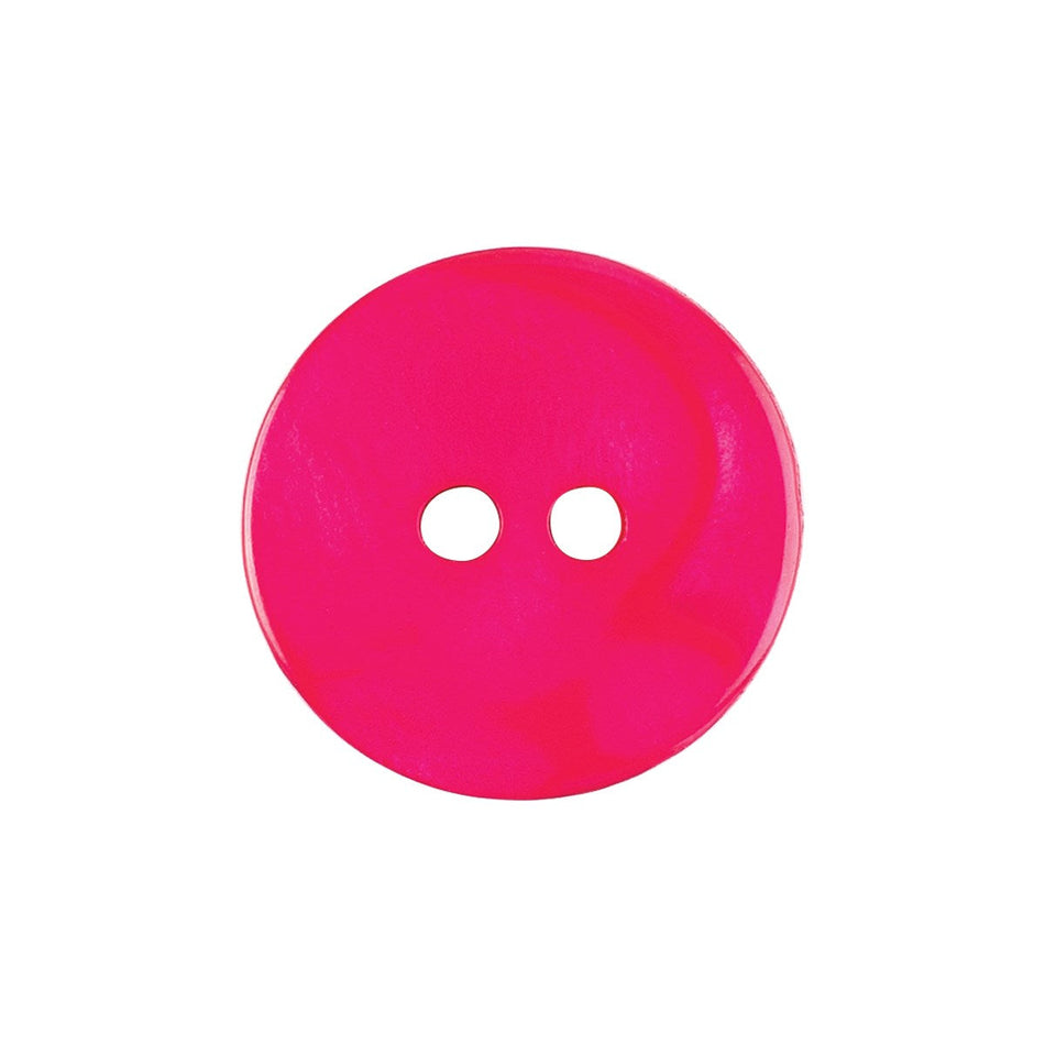 Mottled Pink Nylon Buttons - 3/Pack - 2-Hole - Hot Pink