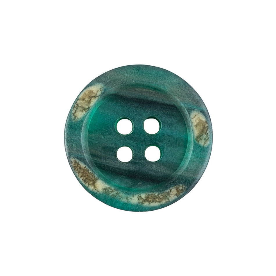 Multi-Tone Flat Rimmed Nylon Buttons - 4/Pack - 4-Hole