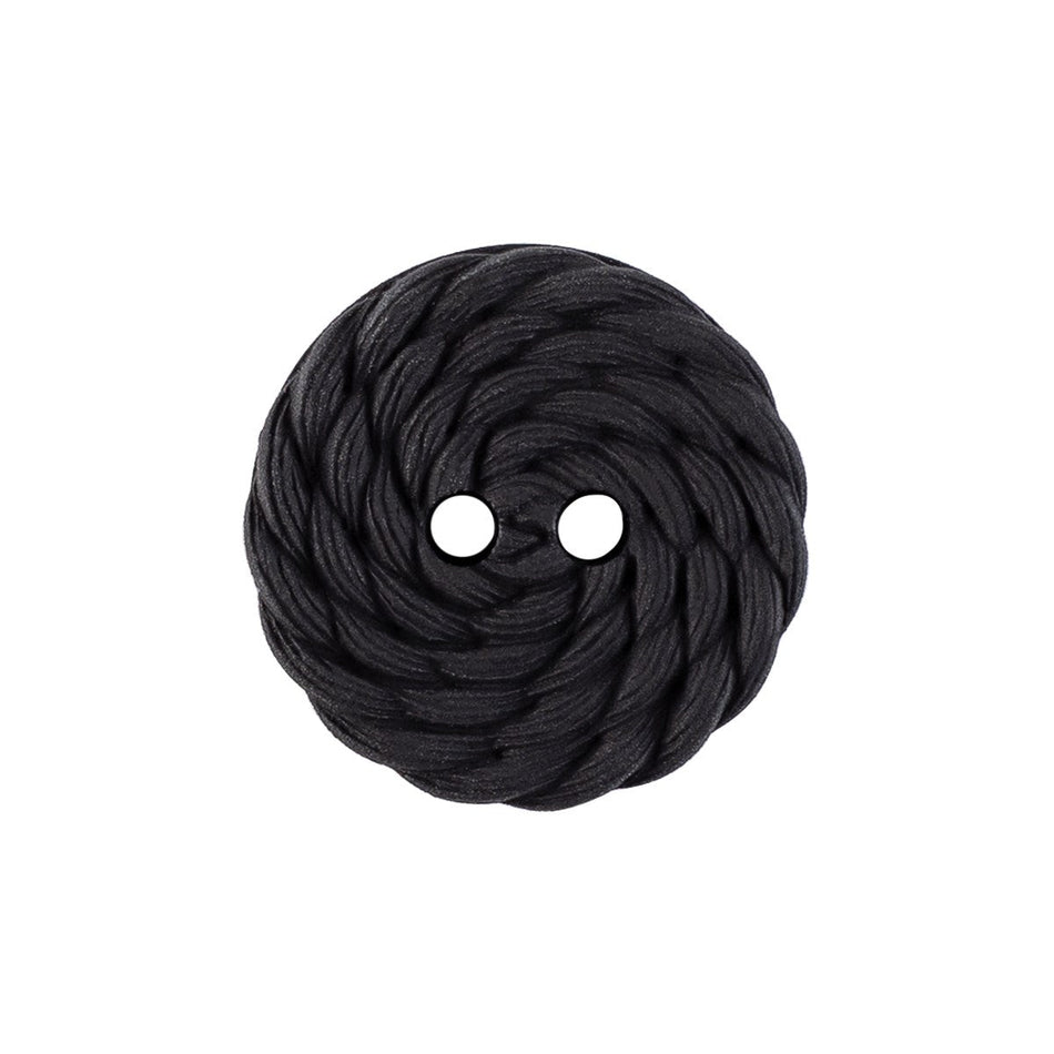Rope Nylon Buttons - 3/Pack - 2-Hole - Black